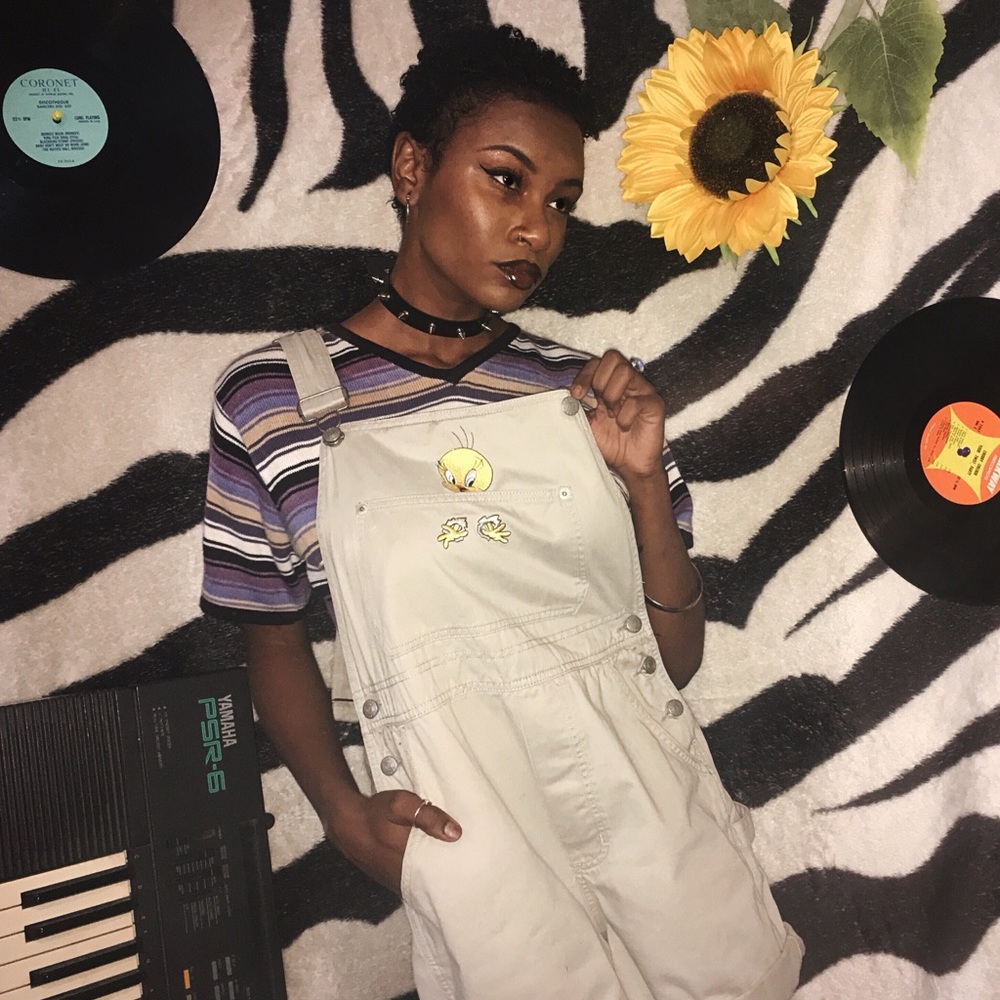Rare Vintage “Tweety Bird” Looney Tunes overalls